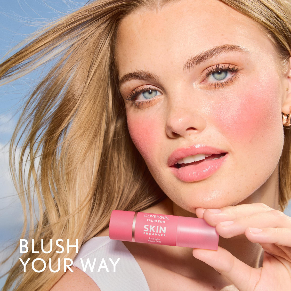 COVERGIRL Trublend Skin support Blush Balm Stick 255 Midnight Plum packaging