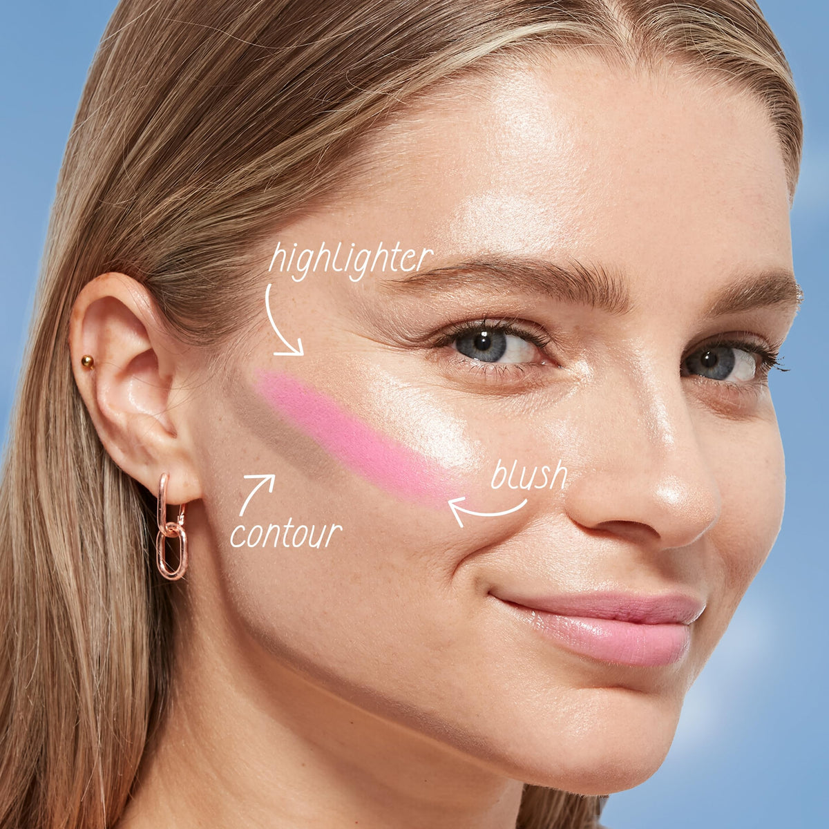 COVERGIRL Trublend Skin support Blush Balm Stick 255 Midnight Plum with other makeup products