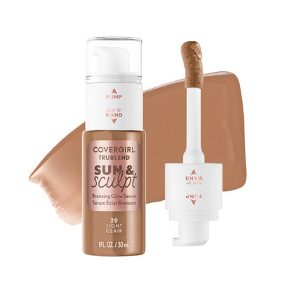 COVERGIRL TruBlend Sun & Sculpt Bronzing Glow Serum 20 Light front view