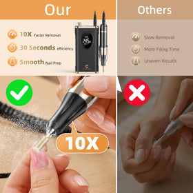 COYZU Electric Nail Drill with adjustable speed knob