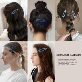 Cptots hair barrettes displayed with stylish outfits
