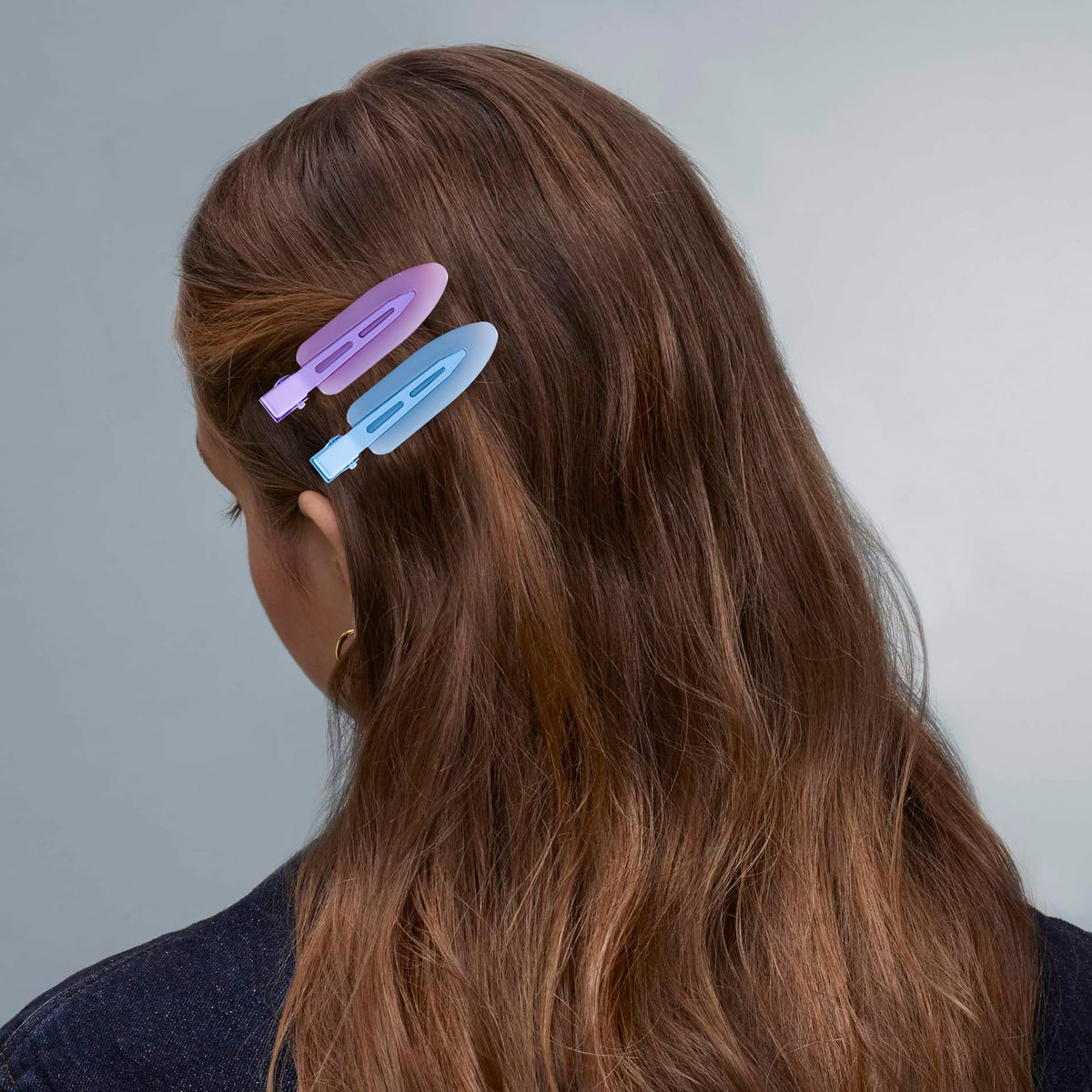 Cptots hair clips displayed on a vanity