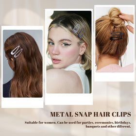 Cptots hair clips in various colours on a table