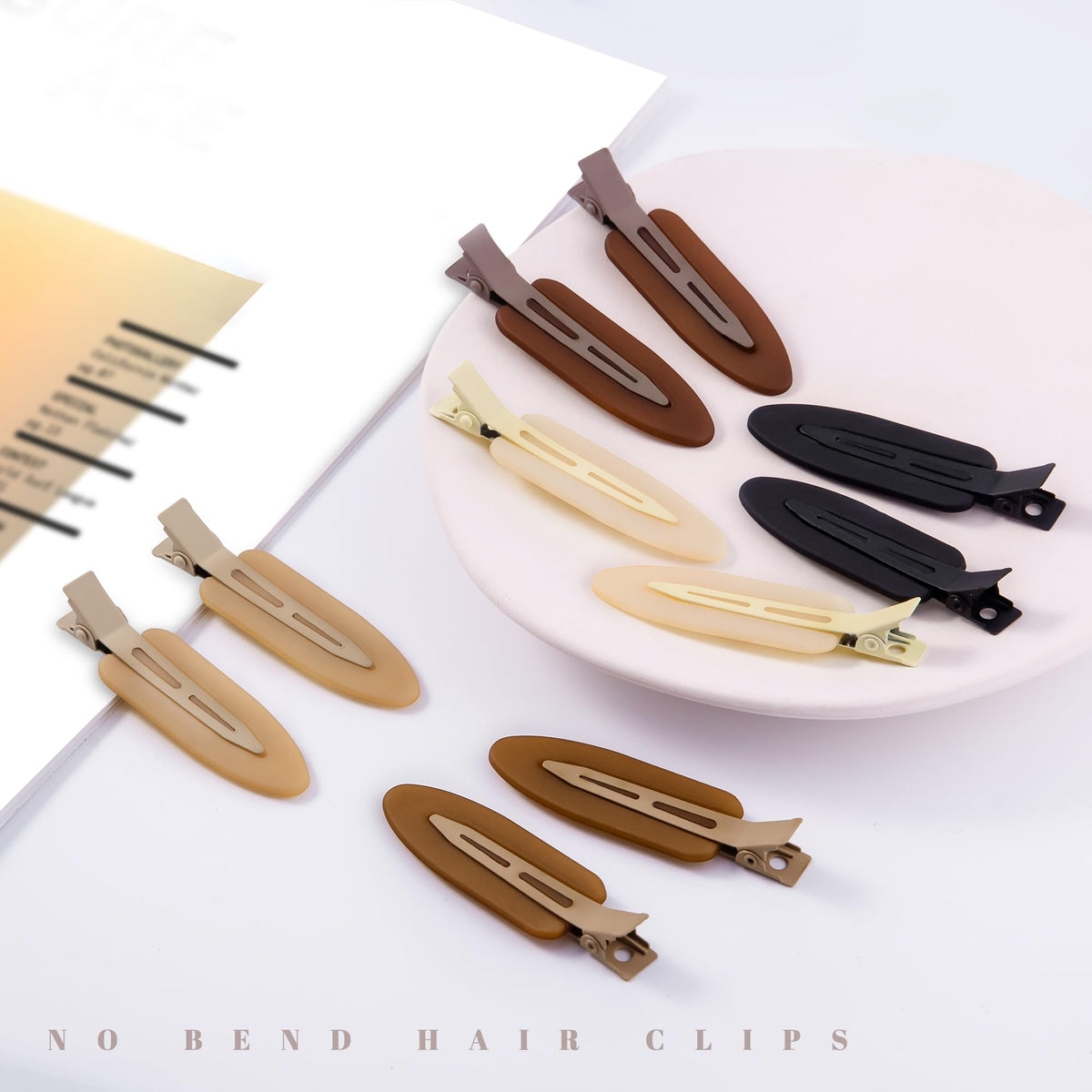 Cptots hair clips set displayed on a white background