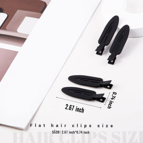 Cptots hair clips showing smooth design and matte finish