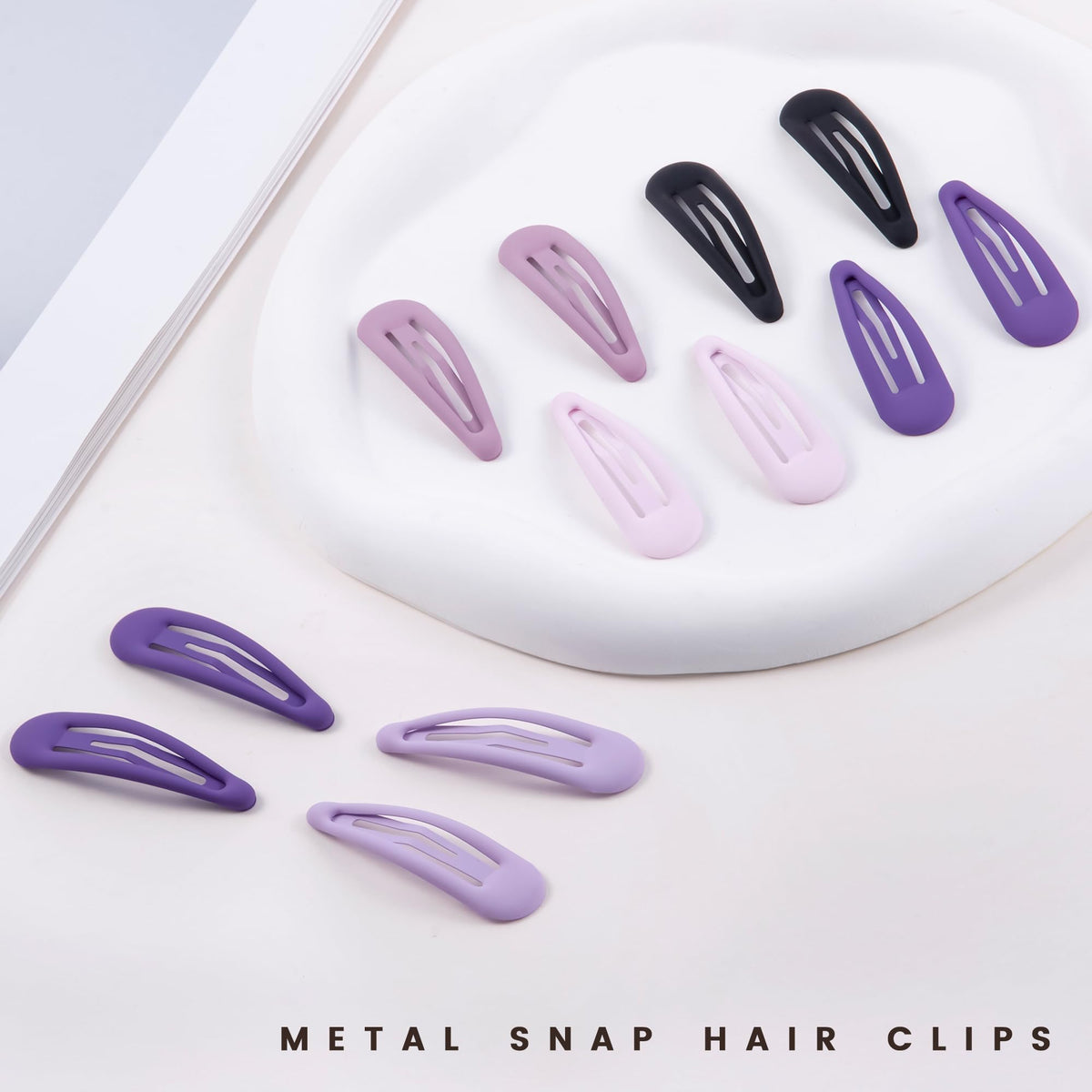 Cptots Small Hair Barrettes displayed on a table