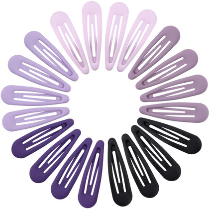 Cptots Small Hair Barrettes pack with 20 clips in assorted colours