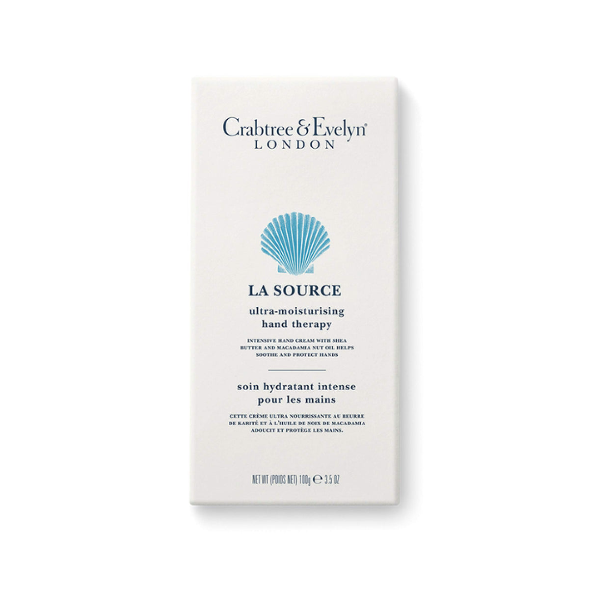 Crabtree & Evelyn La Source Hand Cream Therapy packaging