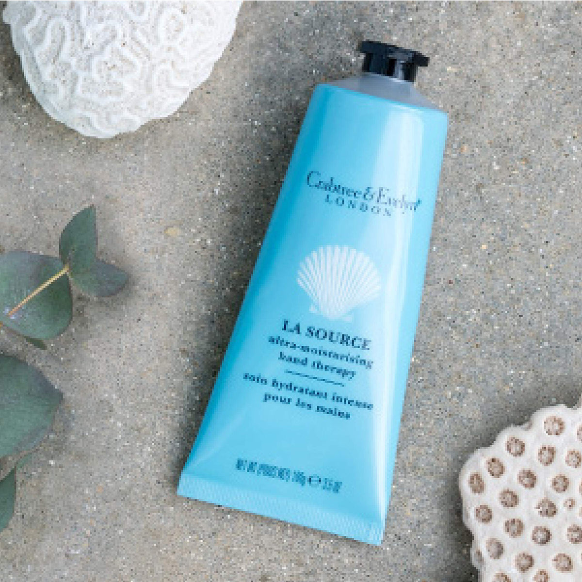 Crabtree & Evelyn La Source Hand Cream Therapy texture close-up