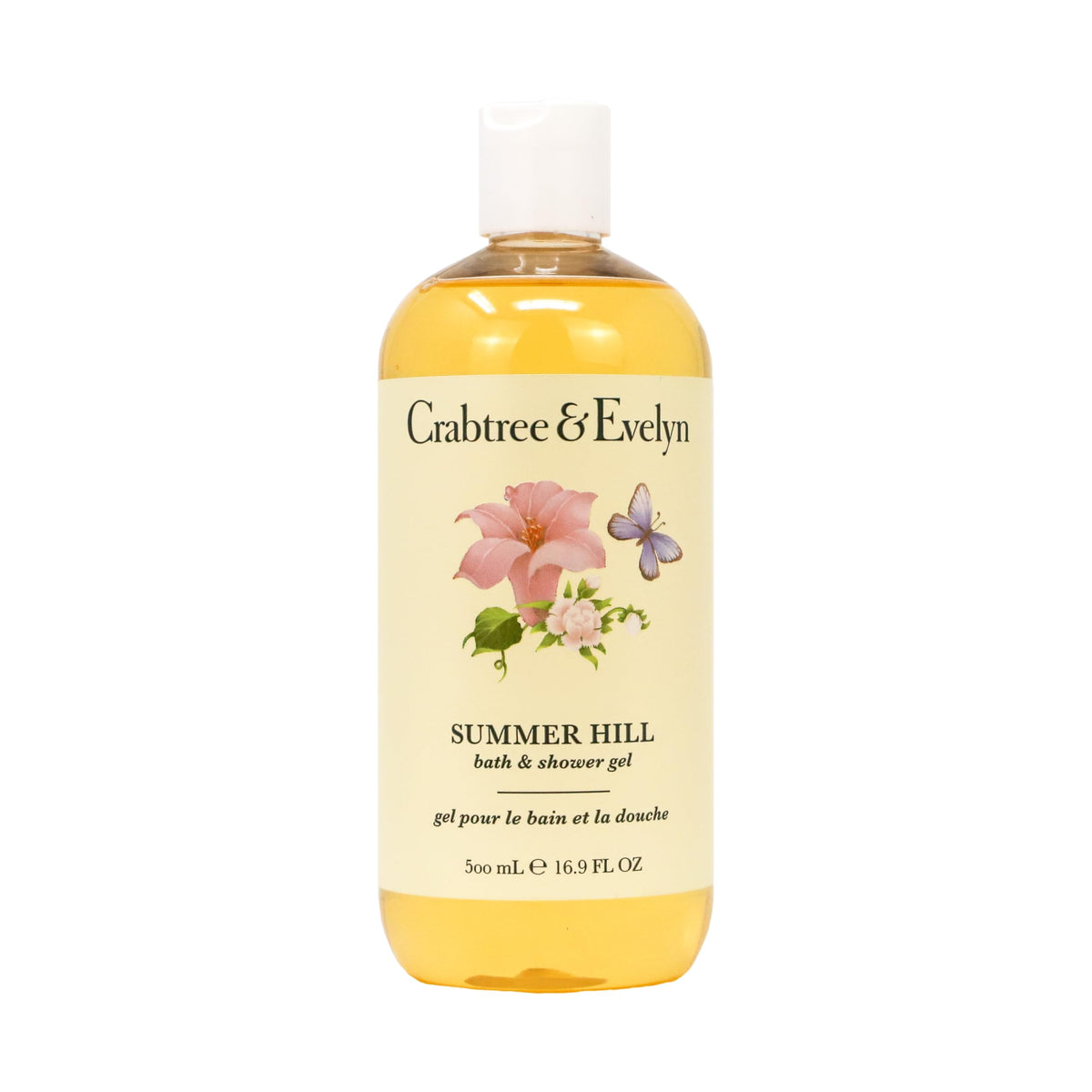 Crabtree & Evelyn Summer Hill Bath & Shower Gel 16.9 fl oz front view