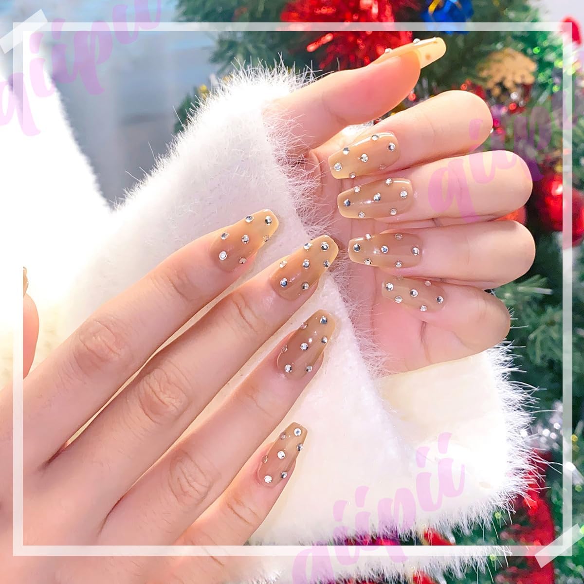 Craft project using qiipii 24 Colour Small Crystal Resin Rhinestones