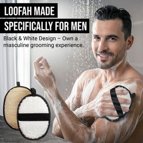CraftsOfEgypt Loofah Body Scrubber with soap and body wash