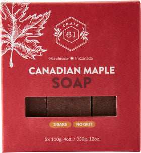 Crate 61 Organics Canadian Maple Soap close-up of texture