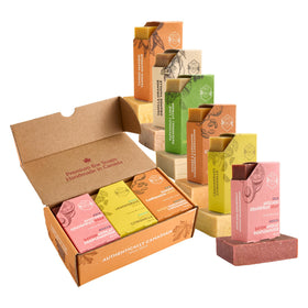 Crate 61 Organics Citrus natural bar soap pack of 6 front view