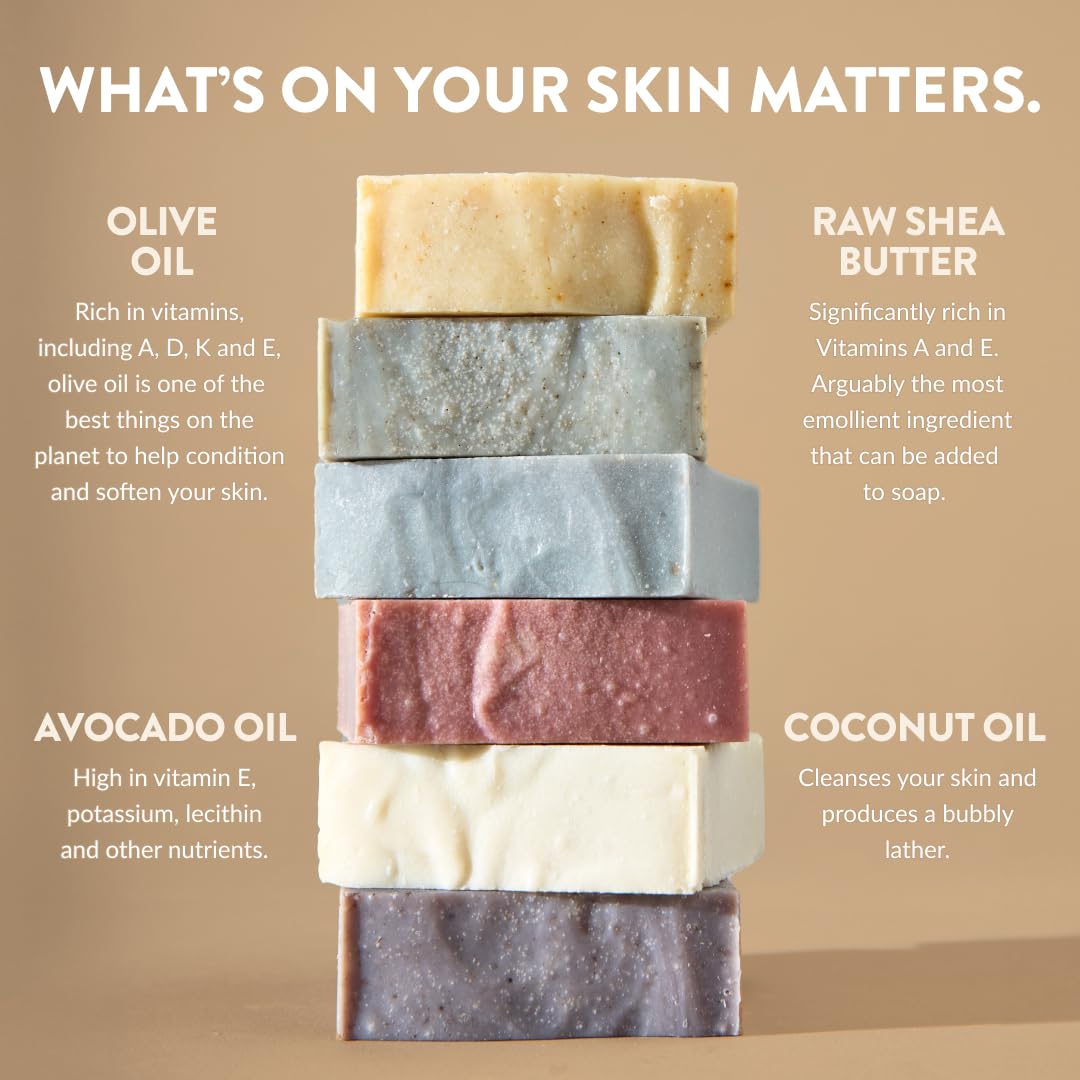 Crate 61 Organics natural bar soap texture