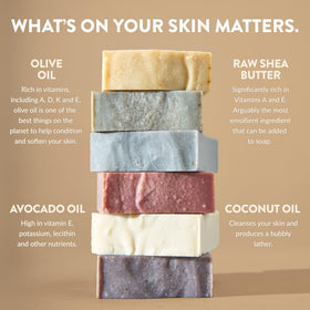 Crate 61 Organics natural bar soap texture