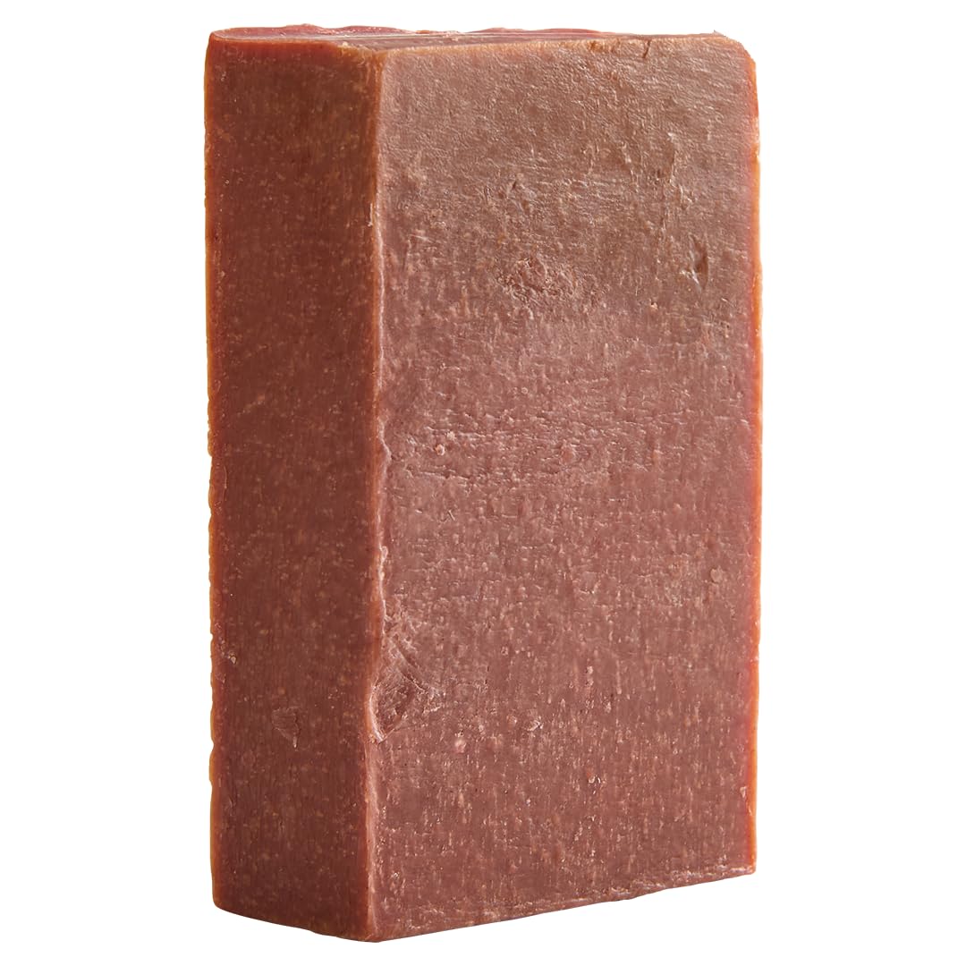 Crate 61 Organics soap bars displayed with fresh avocado and grapefruit