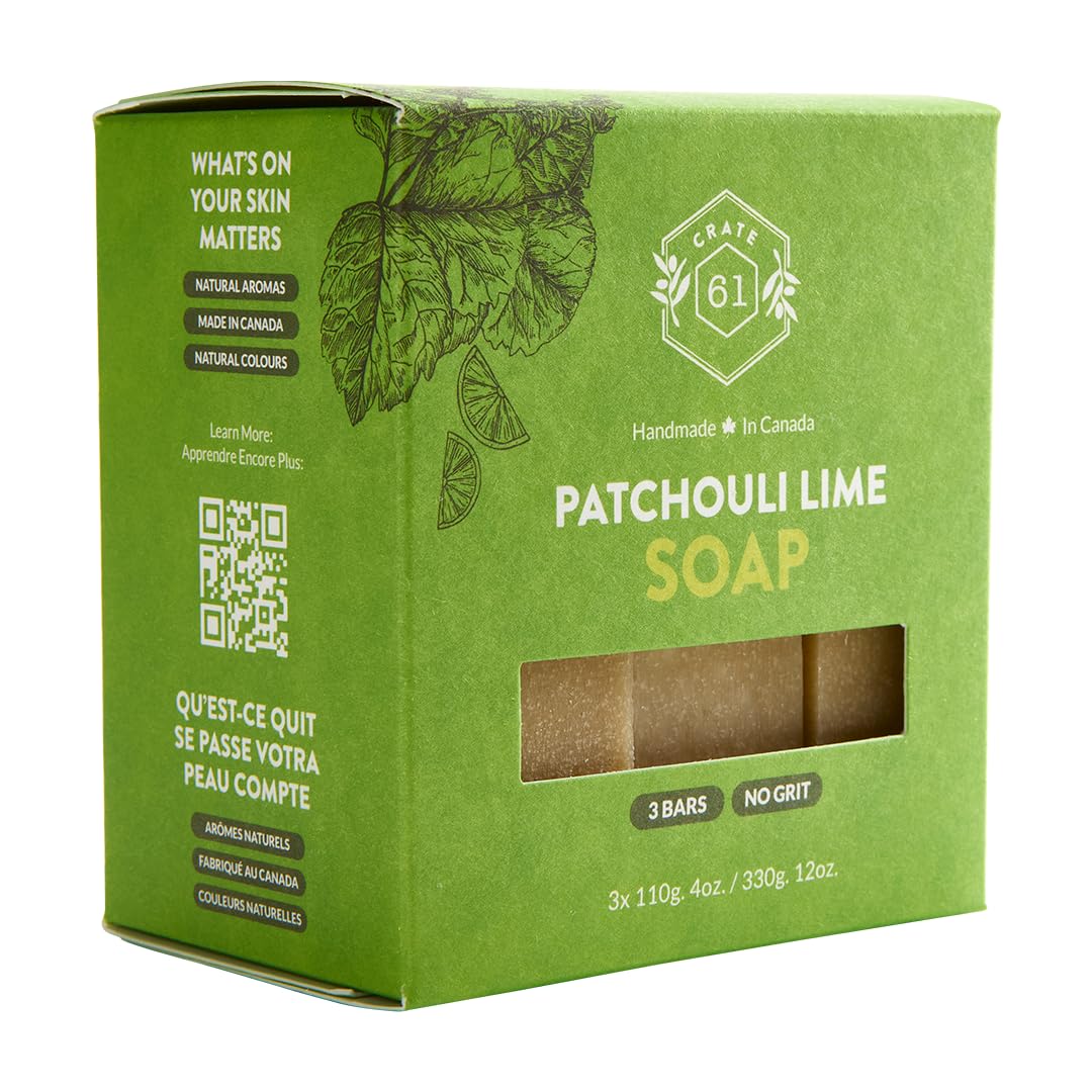 Crate 61 Organics soap packaging detail