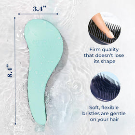 Crave Naturals Biggie Glide Thru Hair Brush with packaging