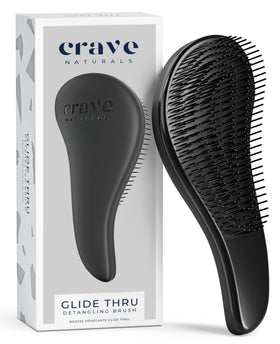 Crave Naturals Glide Thru Detangling Brush front view