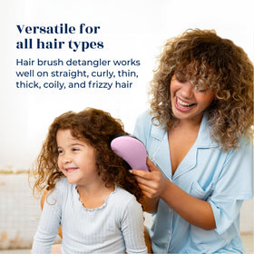 Crave Naturals Glide Thru Detangling Brush on a bathroom counter