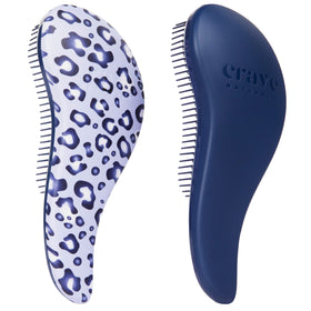 Crave Naturals Glide Thru Detangling Hair Brush navy blue front view