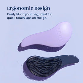 Crave Naturals Glide Thru Detangling Hair Brush on a bathroom counter