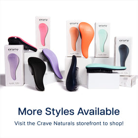 Crave Naturals Glide Thru Detangling Hair Brush packaging