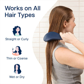 Crave Naturals Glide Thru Detangling Hair Brush side view