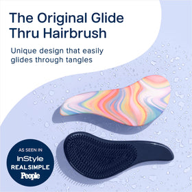 Crave Naturals Glide Thru Hair Brush side view showcasing cone-shaped bristles