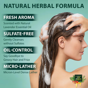 Creip Rosemary & Batana Oil Hair Growth Shampoo back view