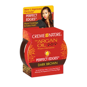 Creme of Nature Perfect Edges Dark Brown Edge Control Gel packaging
