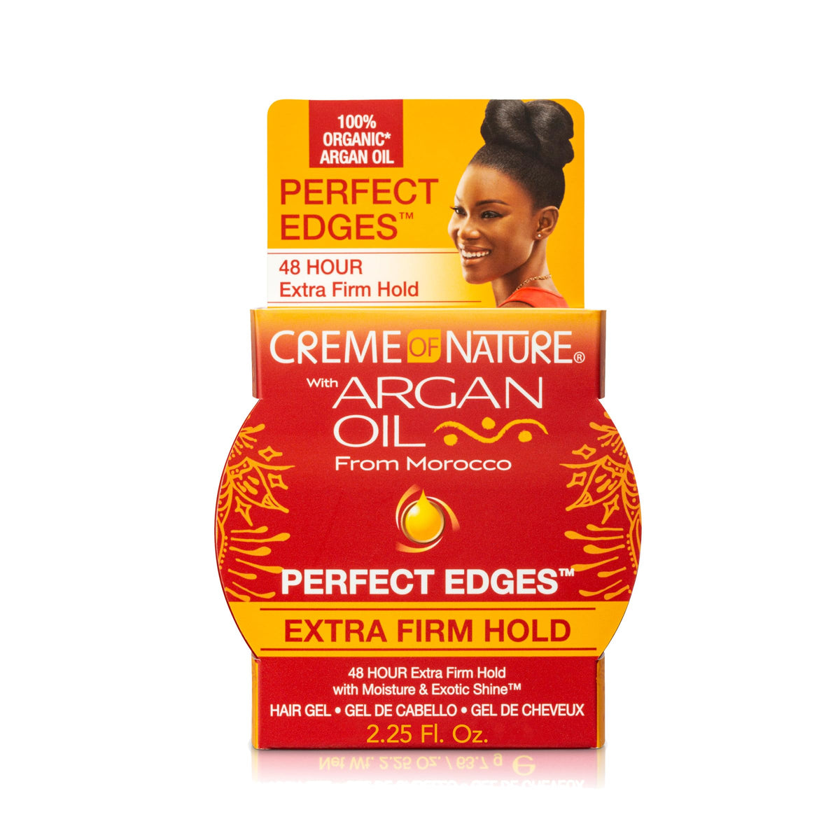 Creme of Nature Perfect Edges Extra Firm Hold Gel 100g front view