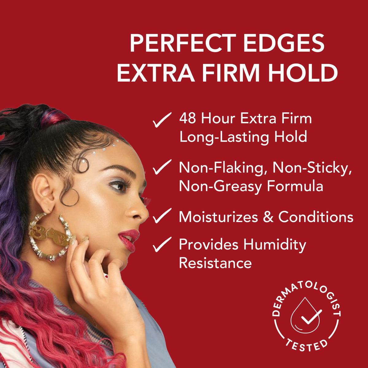 Creme of Nature Perfect Edges Gel texture close-up