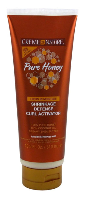 Creme of Nature Pure Honey Curl Activator 10.5 ounce tube back view