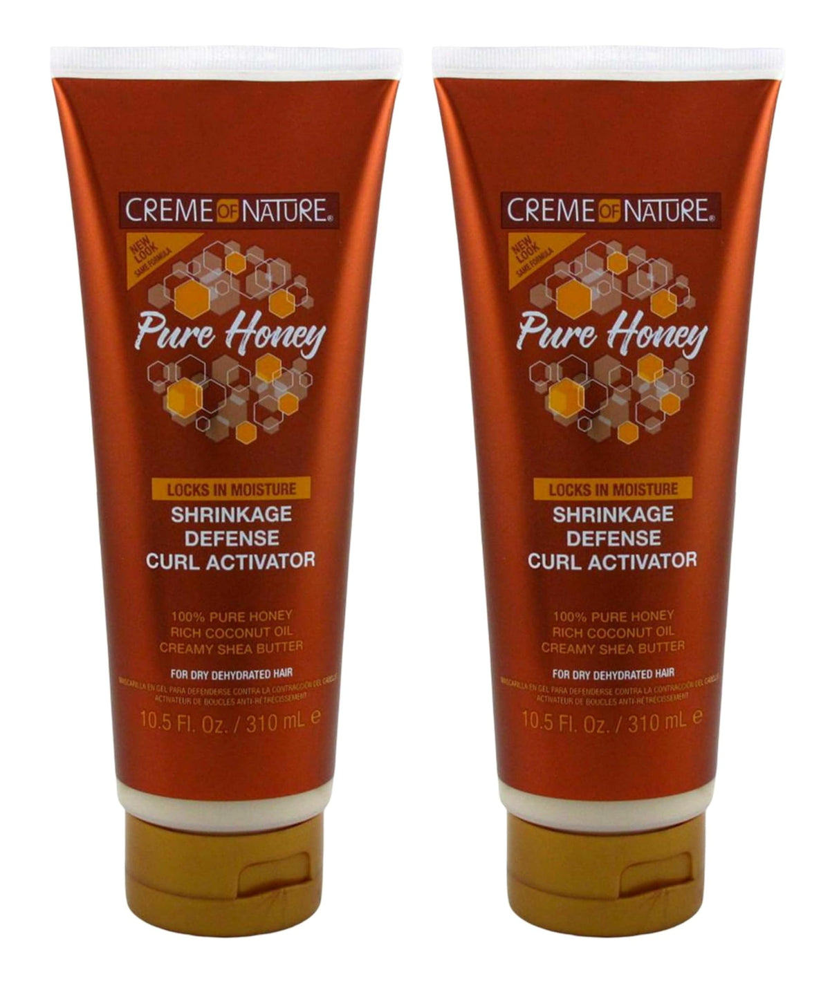 Creme of Nature Pure Honey Curl Activator 10.5 ounce tube front view
