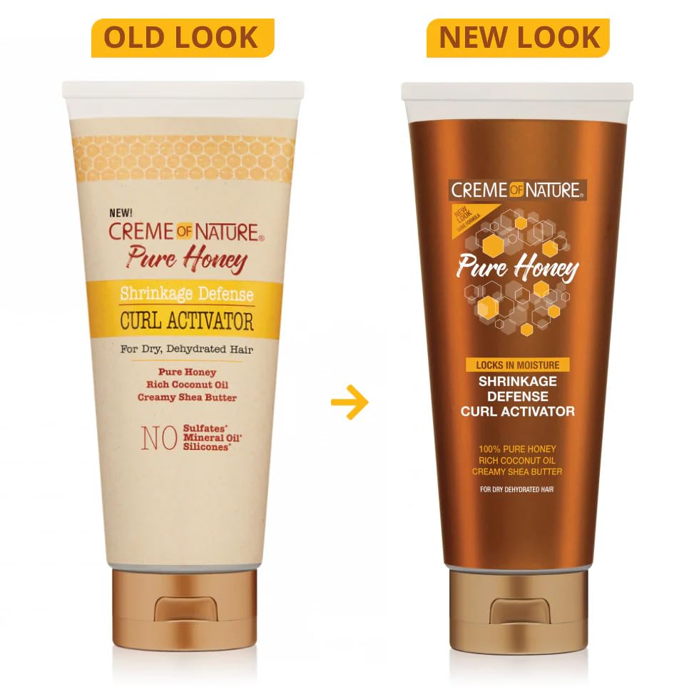 Creme of Nature Pure Honey Curl Activator packaging display