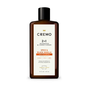 Cremo 2-in-1 Shampoo & Conditioner Spice & Black Vanilla front view