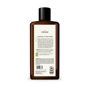 Cremo 2-in-1 Shampoo & Conditioner Spice & Black Vanilla with pump