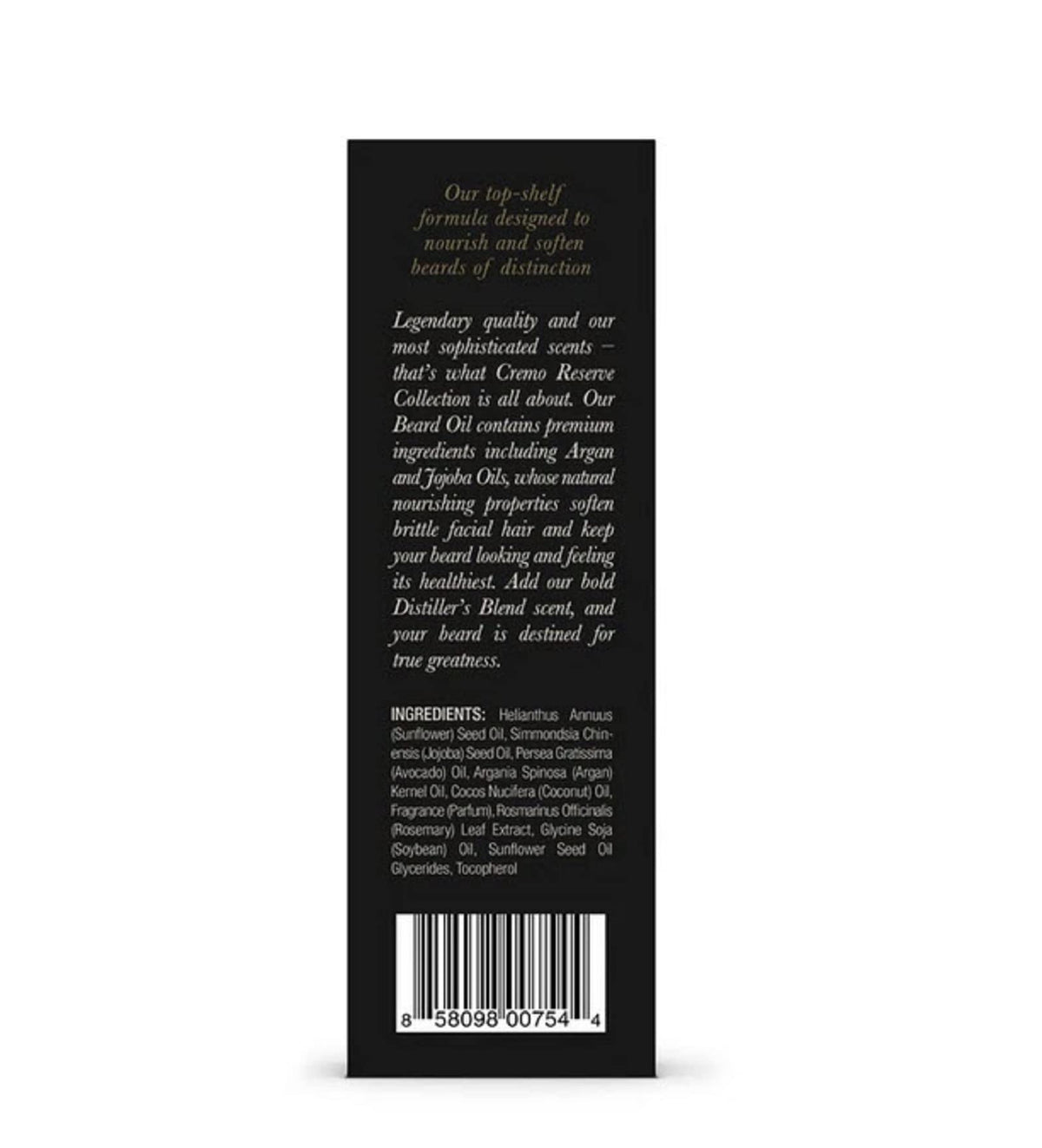 Cremo Beard Oil Distiller's Blend 1 fl oz lifestyle use