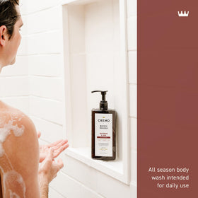 Cremo Bourbon & Oak Body Wash 32 Fl Oz back view
