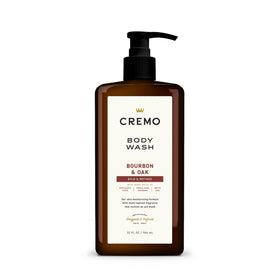 Cremo Bourbon & Oak Body Wash 32 Fl Oz front view
