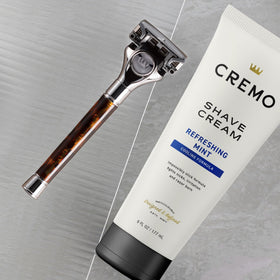 Cremo Cooling Shave Cream 6 Fl Oz tube back view