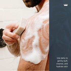 Cremo Exfoliating Body Bar packaging with Palo Santo scent