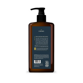 Cremo Palo Santo Body Wash 32 Fl Oz in a bathroom setting