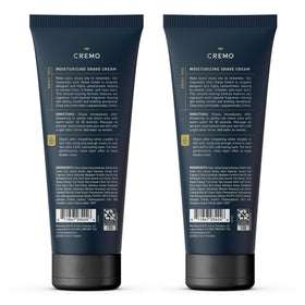 Cremo Palo Santo Shave Cream in a bathroom setting