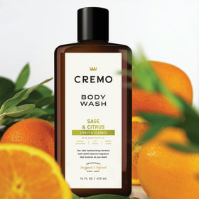 Cremo Sage & Citrus Body Wash 16 Fl Oz back view