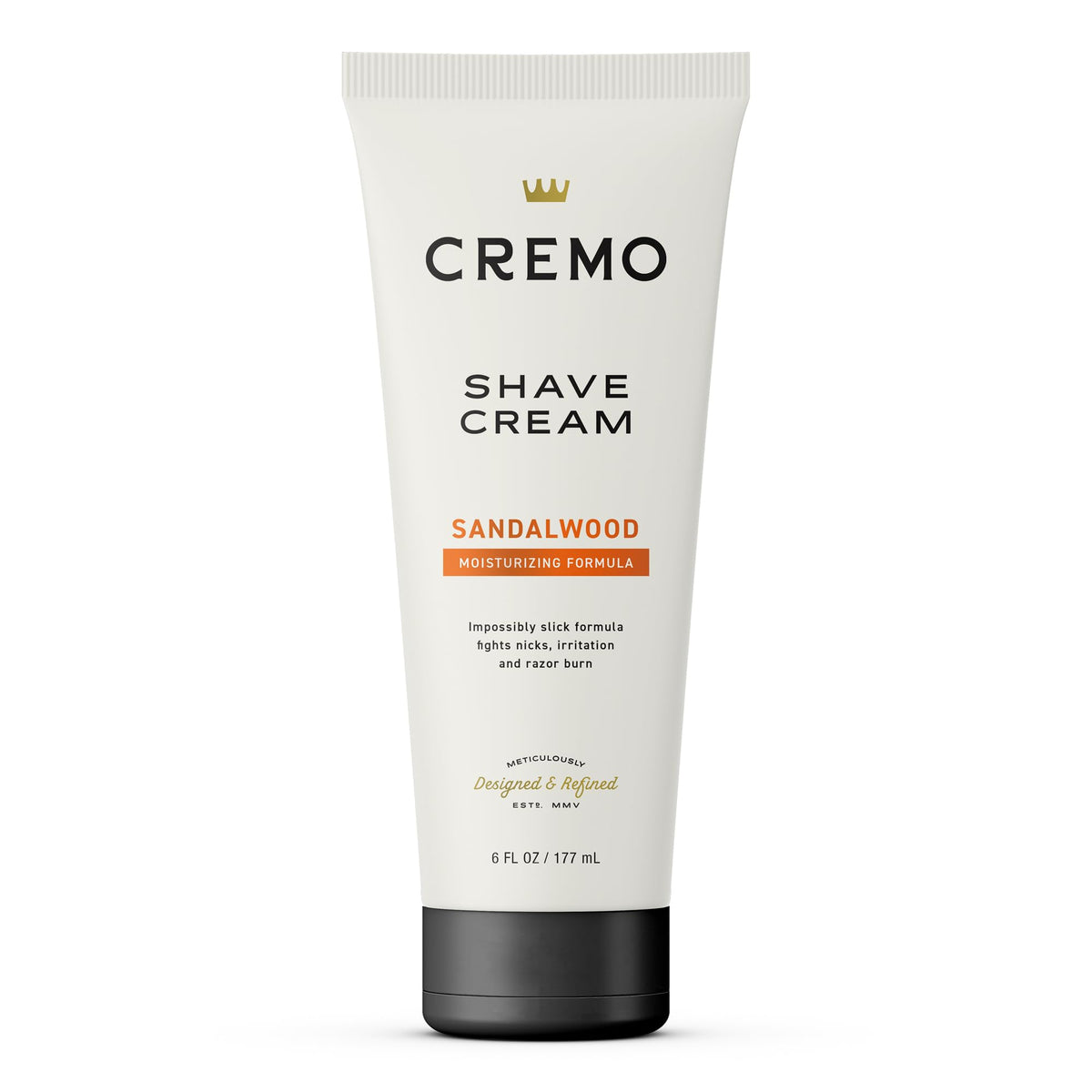 Cremo Sandalwood Shave Cream 6 Fl Oz front view
