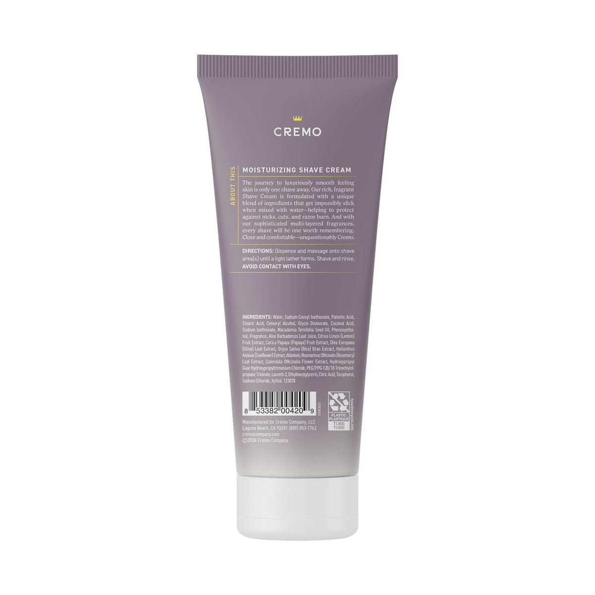 Cremo Women's Shaving Cream application on skin