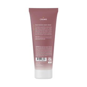 Cremo Women's Shaving Cream Sensitive Skin 6 Fl Oz with a close-up of the cream texture